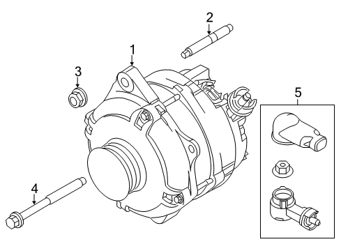 2018 Ford Police Interceptor Sedan Alternator Diagram 3 - Thumbnail