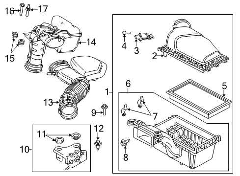 2013 Ford Edge Air Intake Diagram