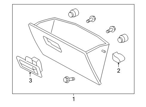 2005 Ford Escape Glove Box Diagram