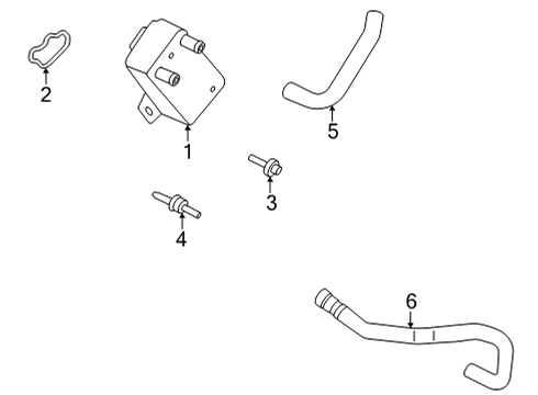 2021 Ford Bronco Oil Cooler Diagram