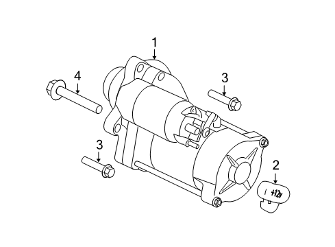 2008 Ford F-350 Super Duty Starter, Electrical Diagram 2 - Thumbnail
