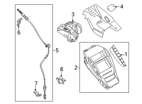 2018 Lincoln MKZ Console Diagram 3 - Thumbnail