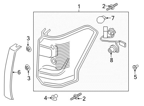 2019 Ford Expedition Bulbs Diagram