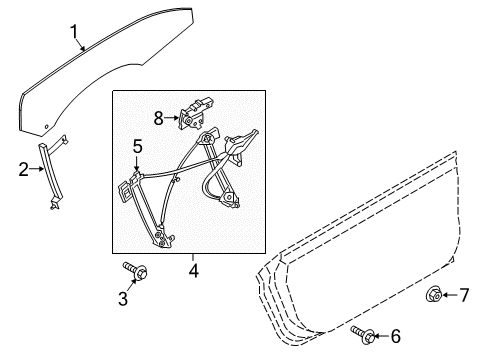 2019 Ford Mustang Door & Components, Electrical Diagram 1 - Thumbnail
