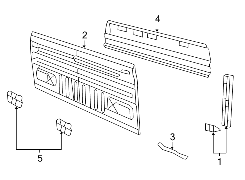 2008 Ford F-150 Back Panel Diagram