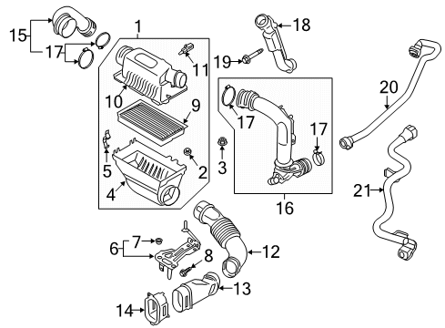 2020 Lincoln Aviator ECM Diagram for LB5Z-12A650-JANP