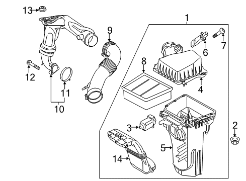2019 Ford Fiesta Air Intake Diagram