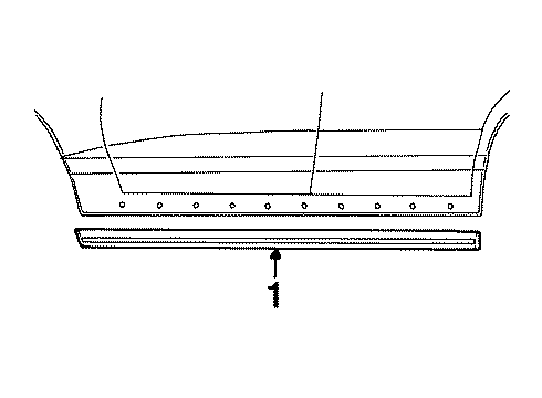 1998 Lincoln Town Car Exterior Moldings Diagram
