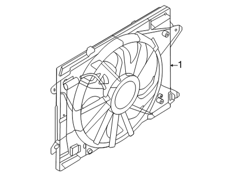 2022 Ford Bronco Sport Cooling System, Radiator, Water Pump, Cooling Fan Diagram