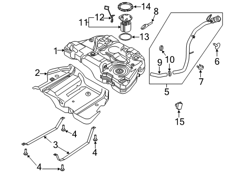 2014 Ford Fusion Fuel Supply Diagram