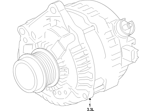 2022 Ford F-150 Alternator Diagram 2 - Thumbnail