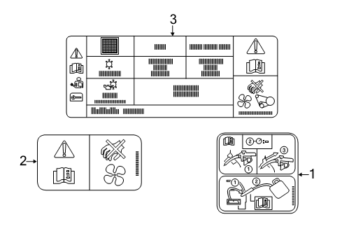2019 Lincoln Continental Information Labels Diagram