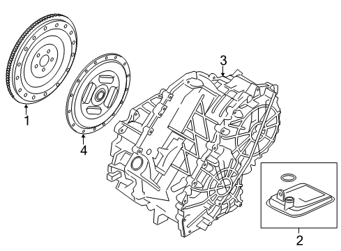 2014 Ford Fusion Transaxle Parts Diagram
