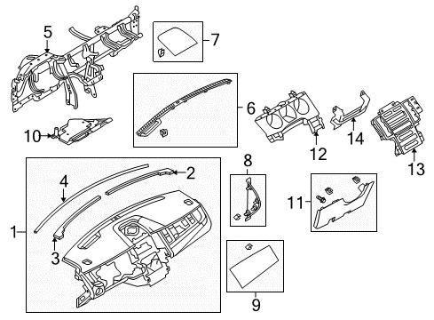 2011 Ford Taurus Instrument Panel Diagram