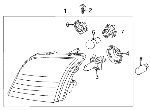 2012 Ford Transit Connect Bulbs Diagram