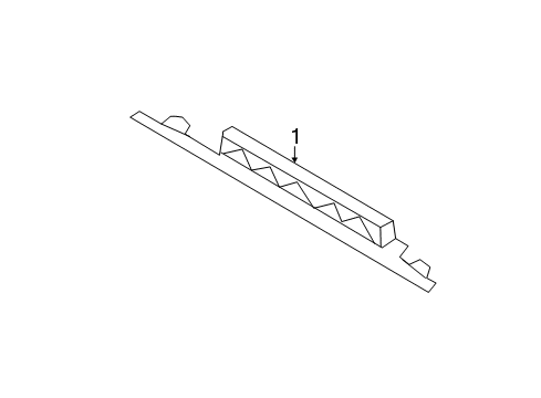2012 Lincoln MKX High Mount Lamps Diagram