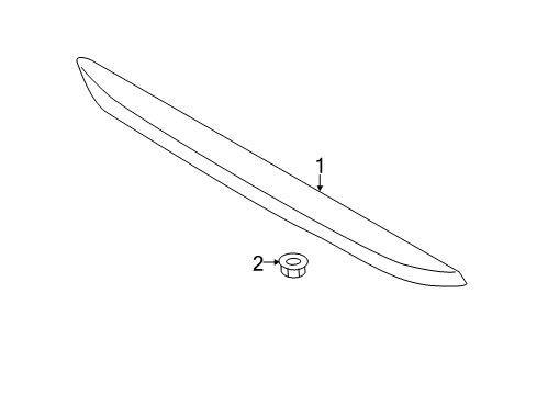 2014 Ford Fusion High Mount Lamps Diagram