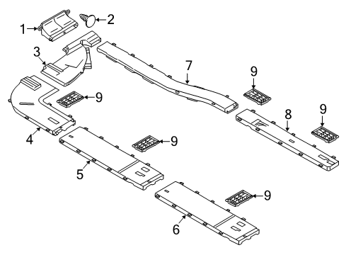 2020 Ford Transit-150 Ducts & Louver Diagram 3 - Thumbnail