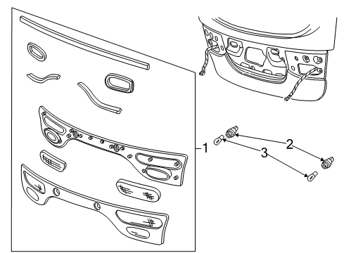 2000 Mercury Sable Bulbs Diagram