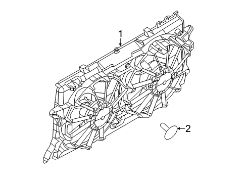 2013 Ford F-150 Cooling System, Radiator, Water Pump, Cooling Fan Diagram 1 - Thumbnail