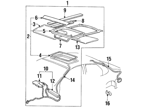 1998 Ford Taurus Sunroof Diagram