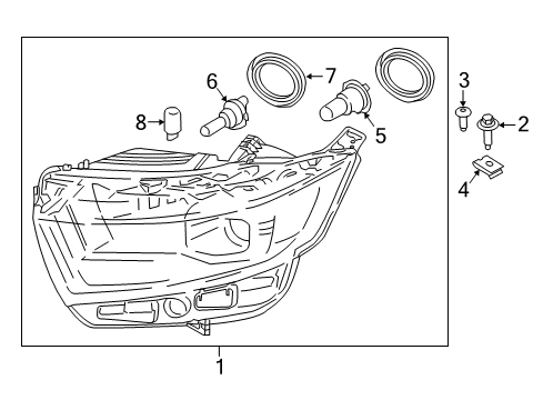 2017 Ford Edge Bulbs Diagram