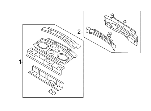2011 Ford Fusion Rear Body Diagram