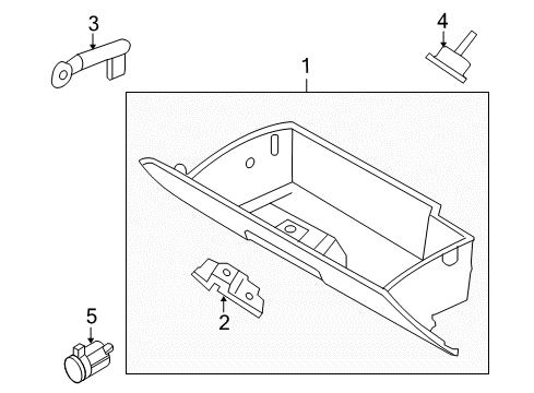 2009 Ford Taurus X Glove Box Diagram