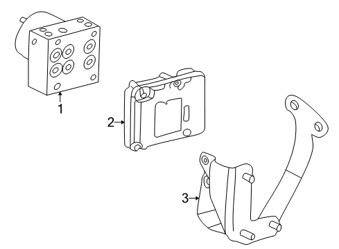 2007 Mercury Mountaineer Anti-Lock Brakes Diagram