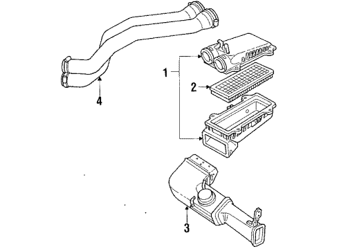 1990 Ford F-350 Filters Diagram