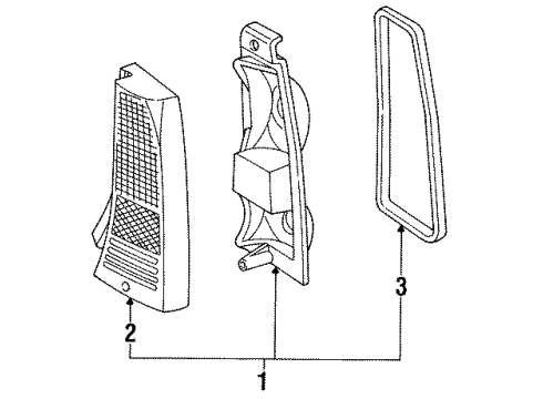 1992 Ford Taurus Tail Lamps Diagram