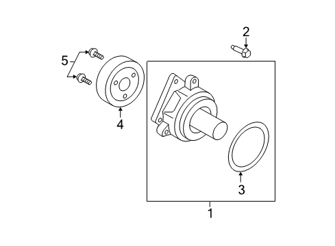 2012 Ford Escape Water Pump Diagram