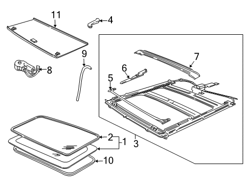 2008 Ford F-150 Sunroof Diagram