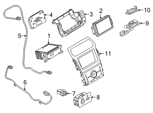 2014 Ford Police Interceptor Utility Sound System Diagram 5 - Thumbnail