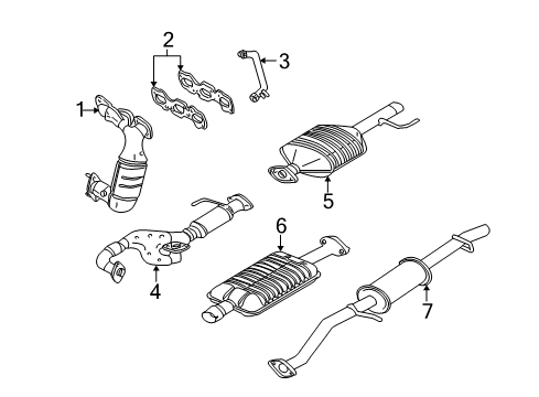 2005 Ford Escape EGR System, Emission Diagram 4 - Thumbnail
