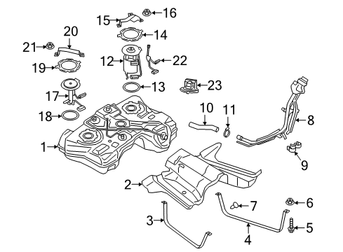 2016 Ford Focus Fuel Supply Diagram