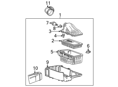 2003 Ford F-250 Super Duty Air Intake Diagram