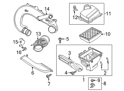 2014 Ford Fusion Air Intake Diagram