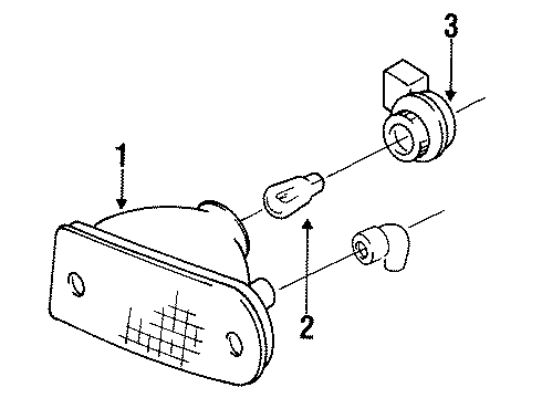 1993 Mercury Villager Signal Lamps Diagram