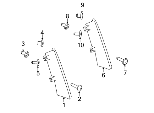 2021 Ford Transit Connect Lamp Reflector Diagram