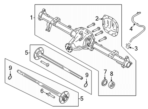 2022 Ford F-150 Rear Axle Diagram