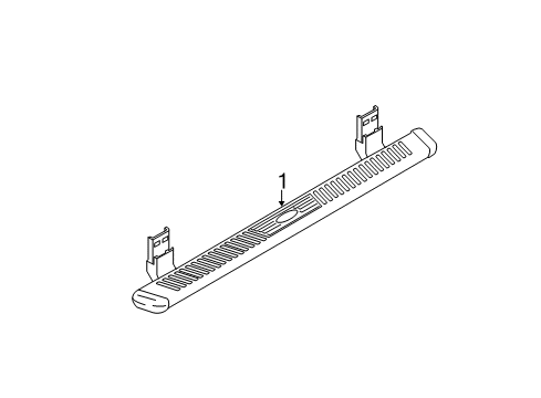 2014 Ford F-350 Super Duty Running Board Diagram 1 - Thumbnail