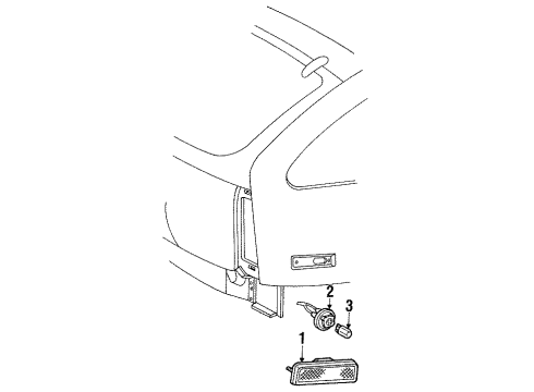 1992 Ford Taurus Bulbs Diagram