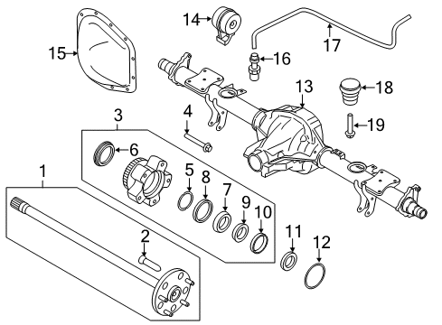 2017 Ford Transit-150 Rear Axle Diagram