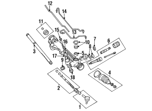 1996 Ford Windstar Pressure Line Diagram for F3DZ-3A714-A