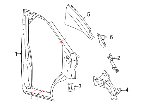 2017 Ford Transit-150 Aperture Panel Diagram