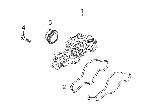 2008 Mercury Sable Water Pump Diagram
