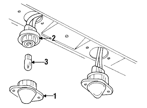 1993 Mercury Sable Bulbs Diagram