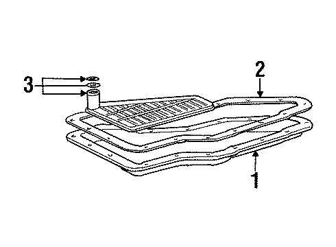 1998 Mercury Sable Automatic Transmission, Maintenance Diagram 1 - Thumbnail