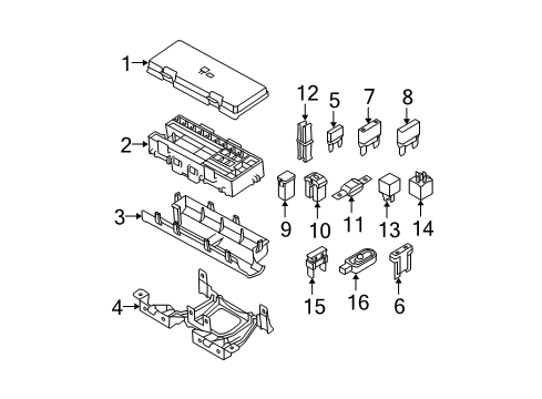2013 Ford F-150 Flashers Diagram